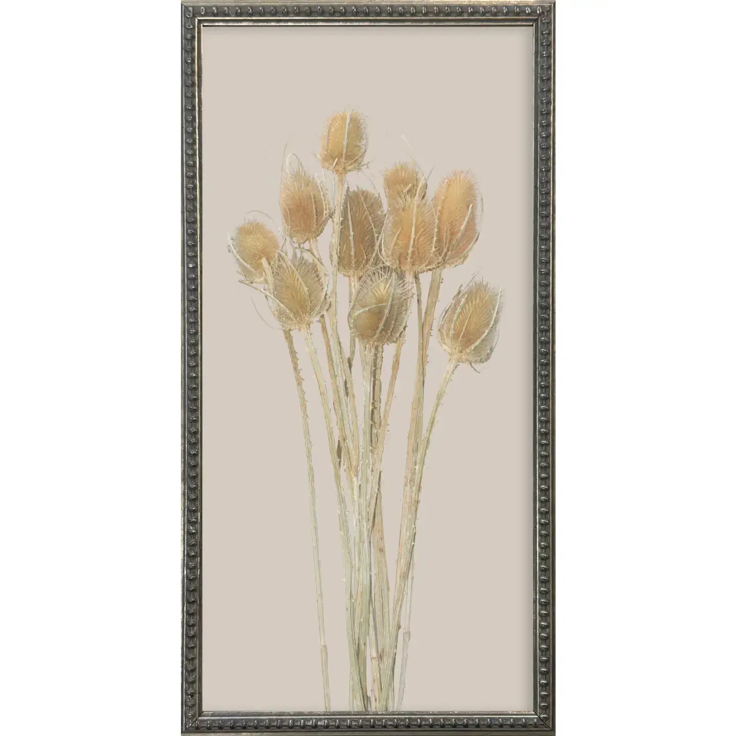 Botanicals Silver Bead Gallery Frame Art Set