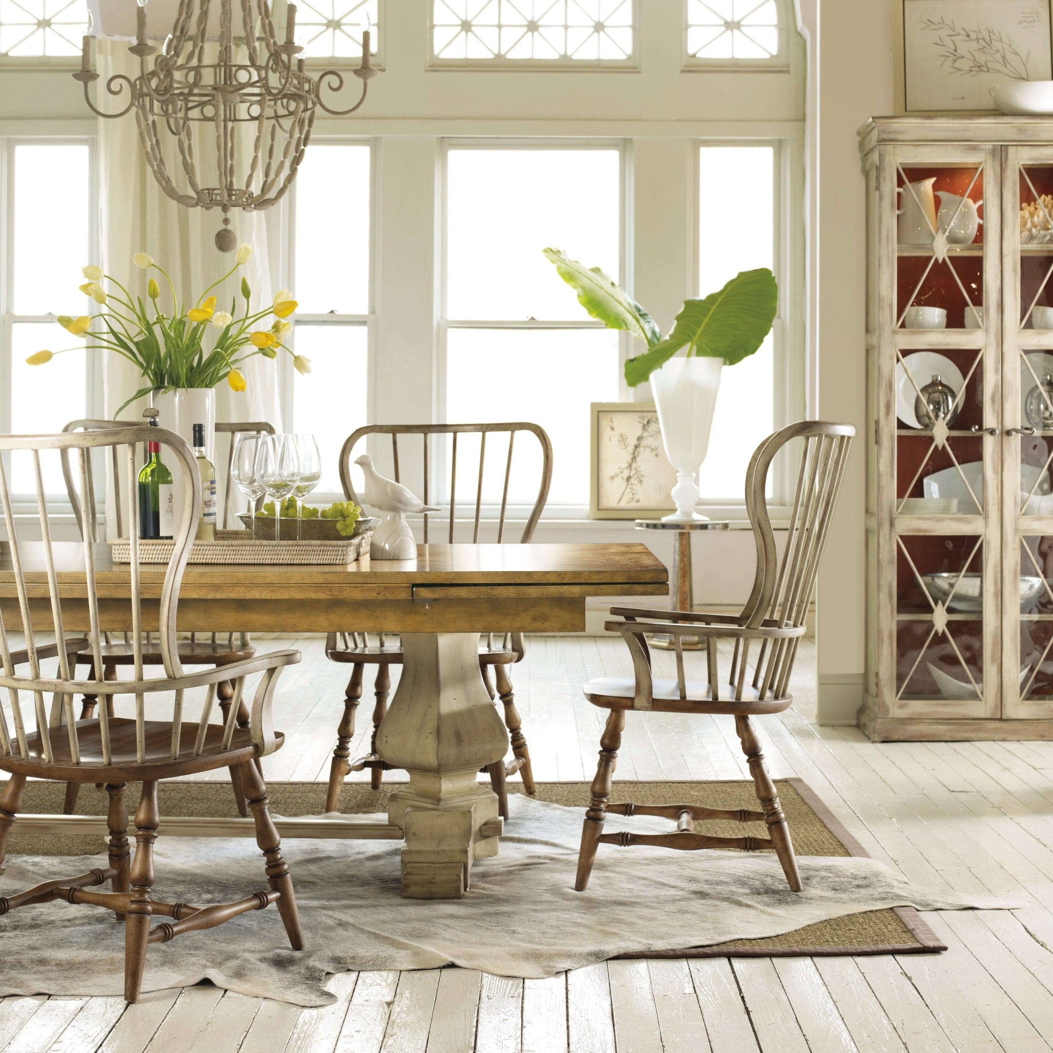 Sanctuary Spindle Back Two Tone Side Chair