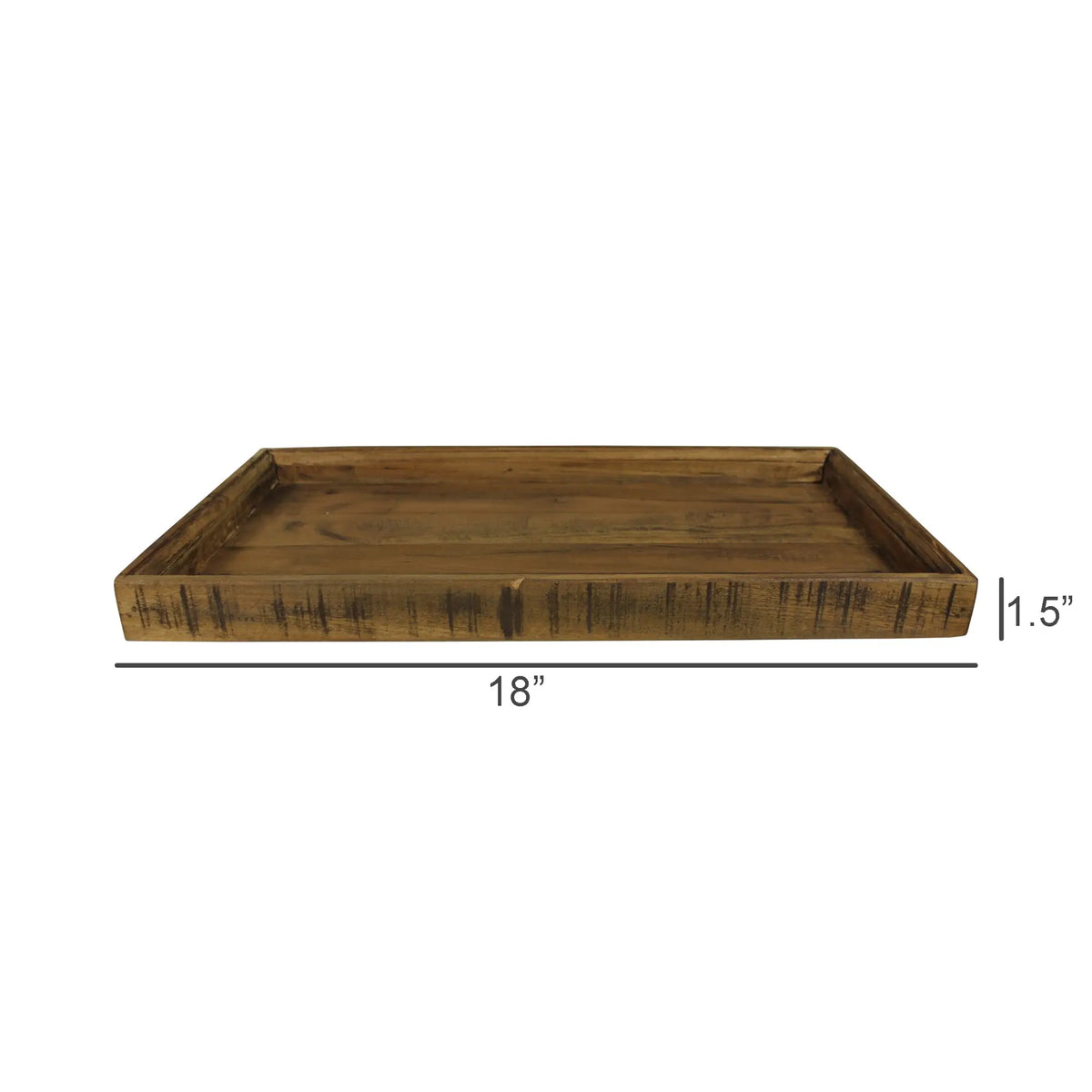 Rectangle Rustic Wood Tray