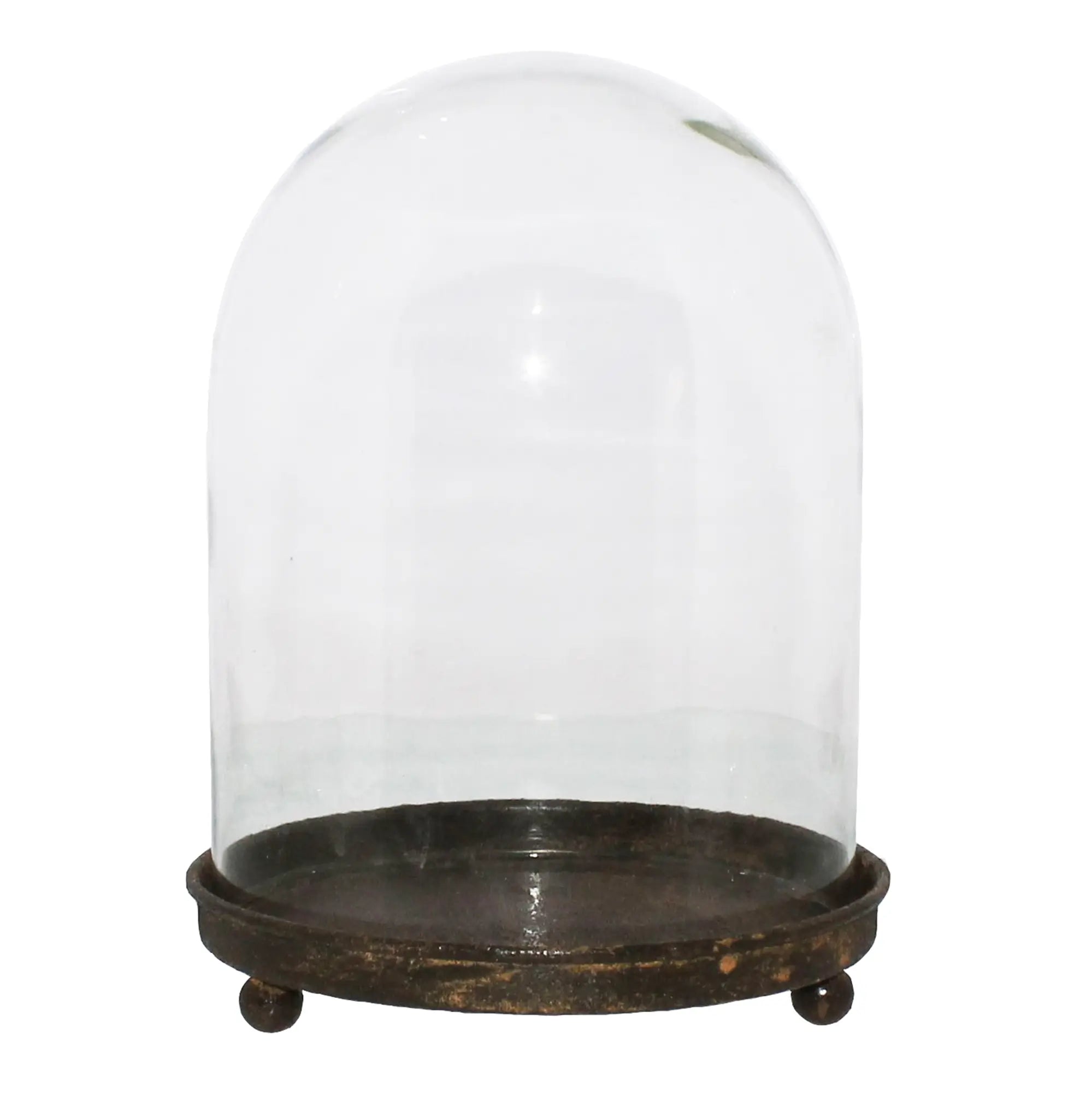 Glass & Metal Mirabelle Vitrine Cloche
