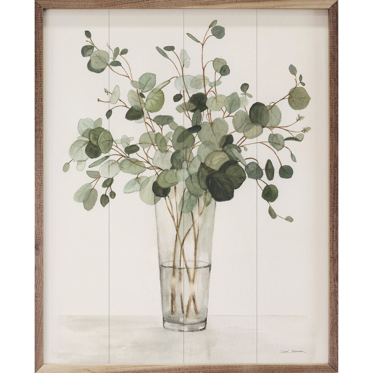 Gorgeous Greens Wood Framed Print