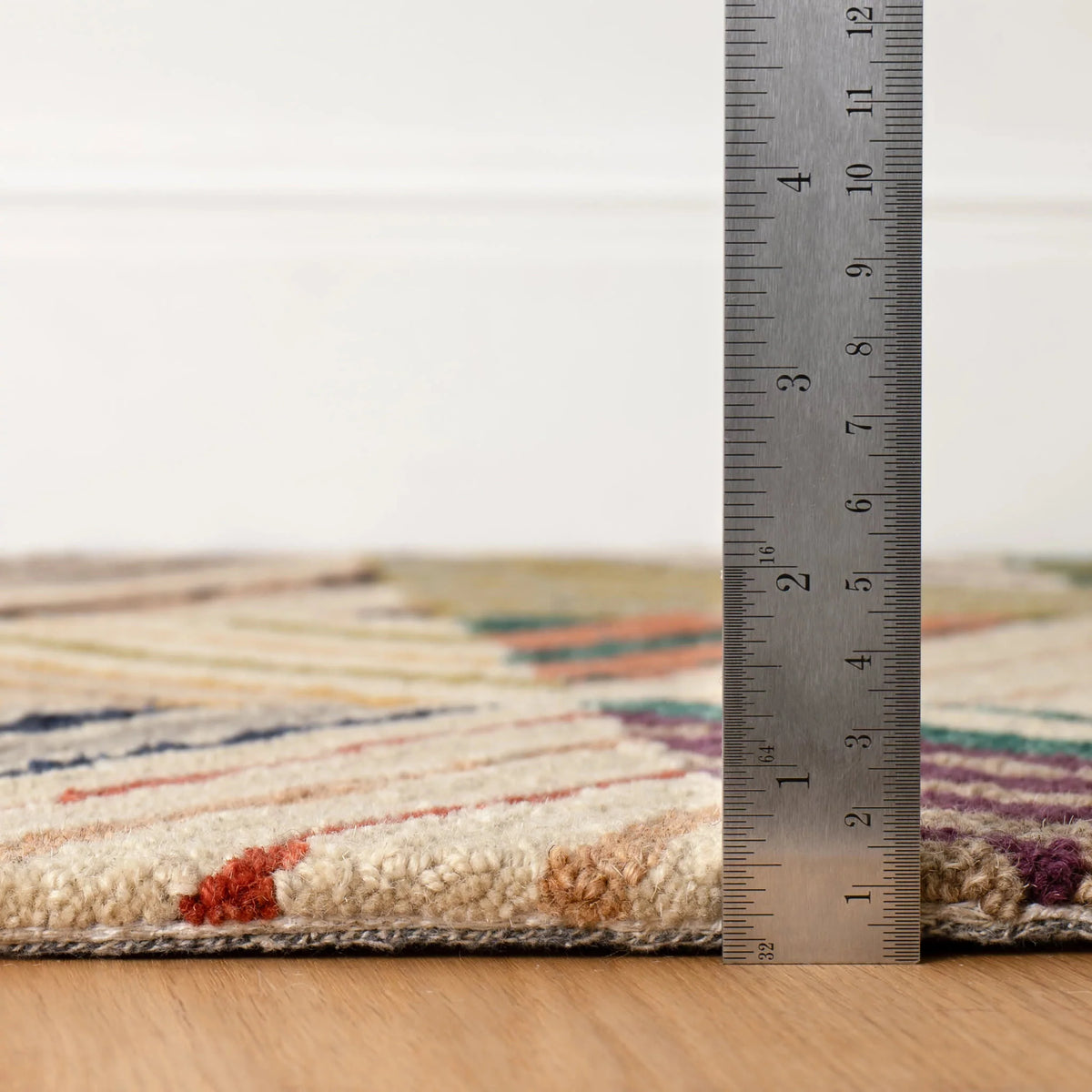 Dash & Albert Potter Multi Hand Micro Hooked Wool Rug