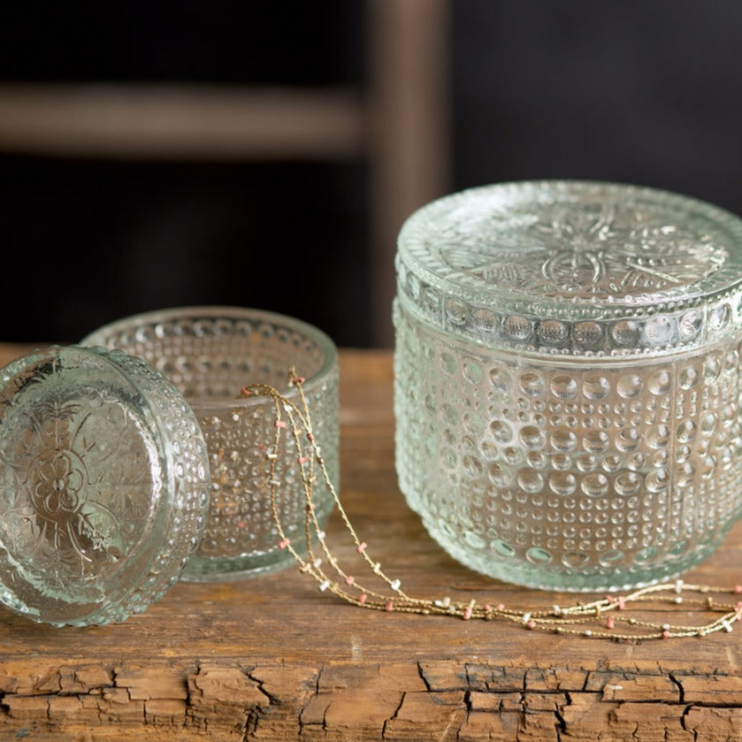 Decorative Glass Jar Set