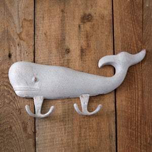 Whitewashed Whale Double Hook