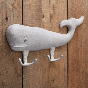 Whitewashed Whale Double Hook