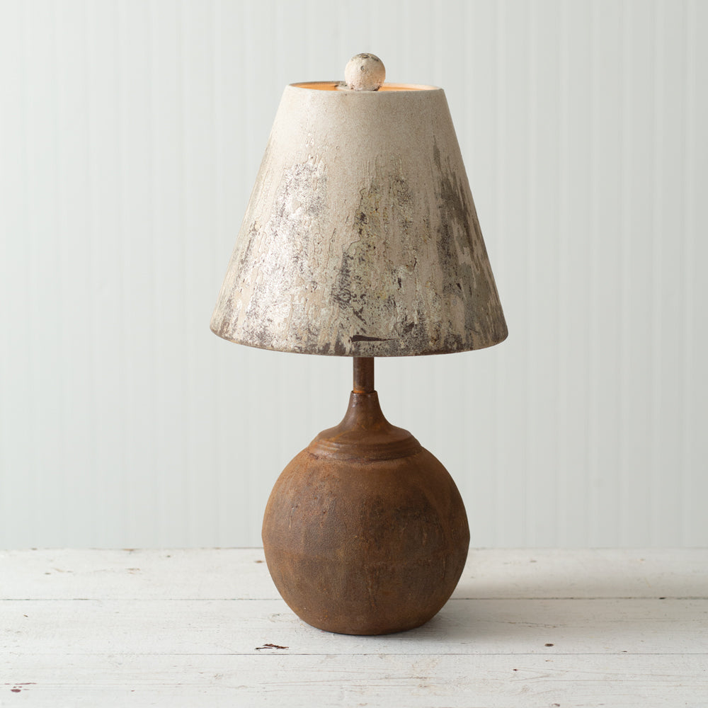 Antique Style Cannon Ball Table Lamp