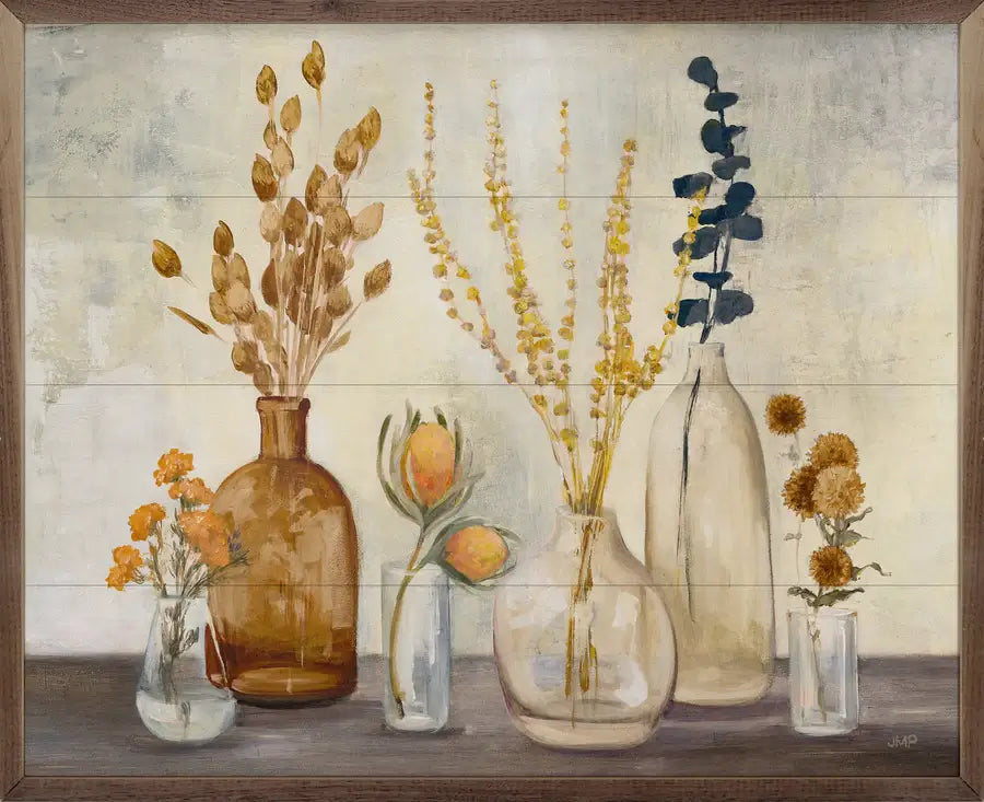 Autumn Greenhouse Wood Framed Print