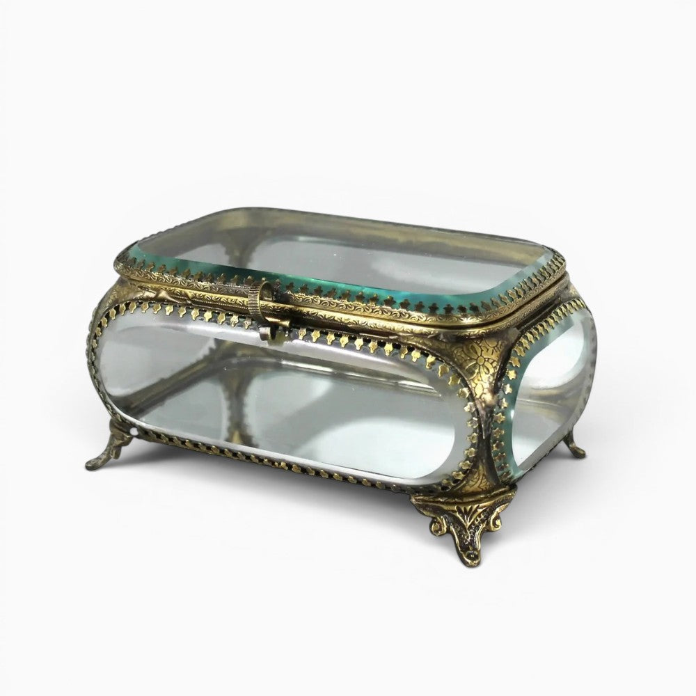 Rectangle Beveled Glass Box