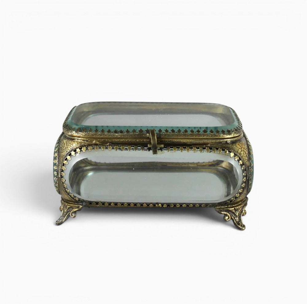 Rectangle Beveled Glass Box