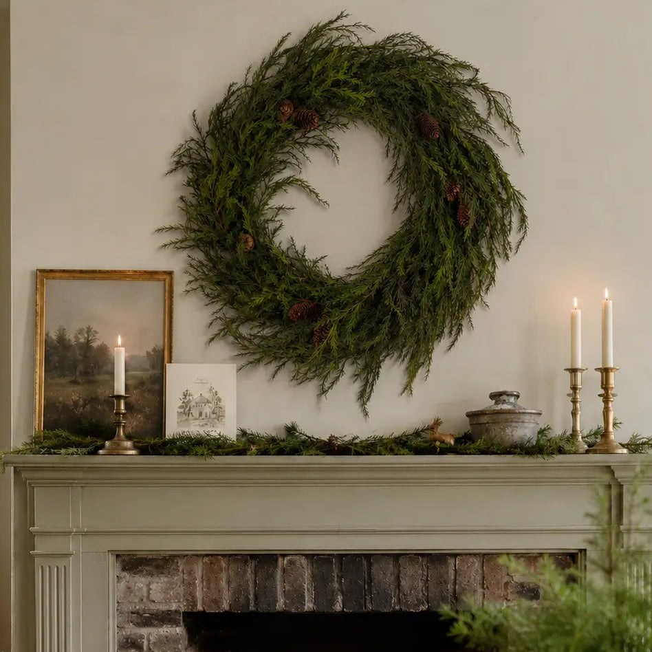 Soft Touch Pine Wreath