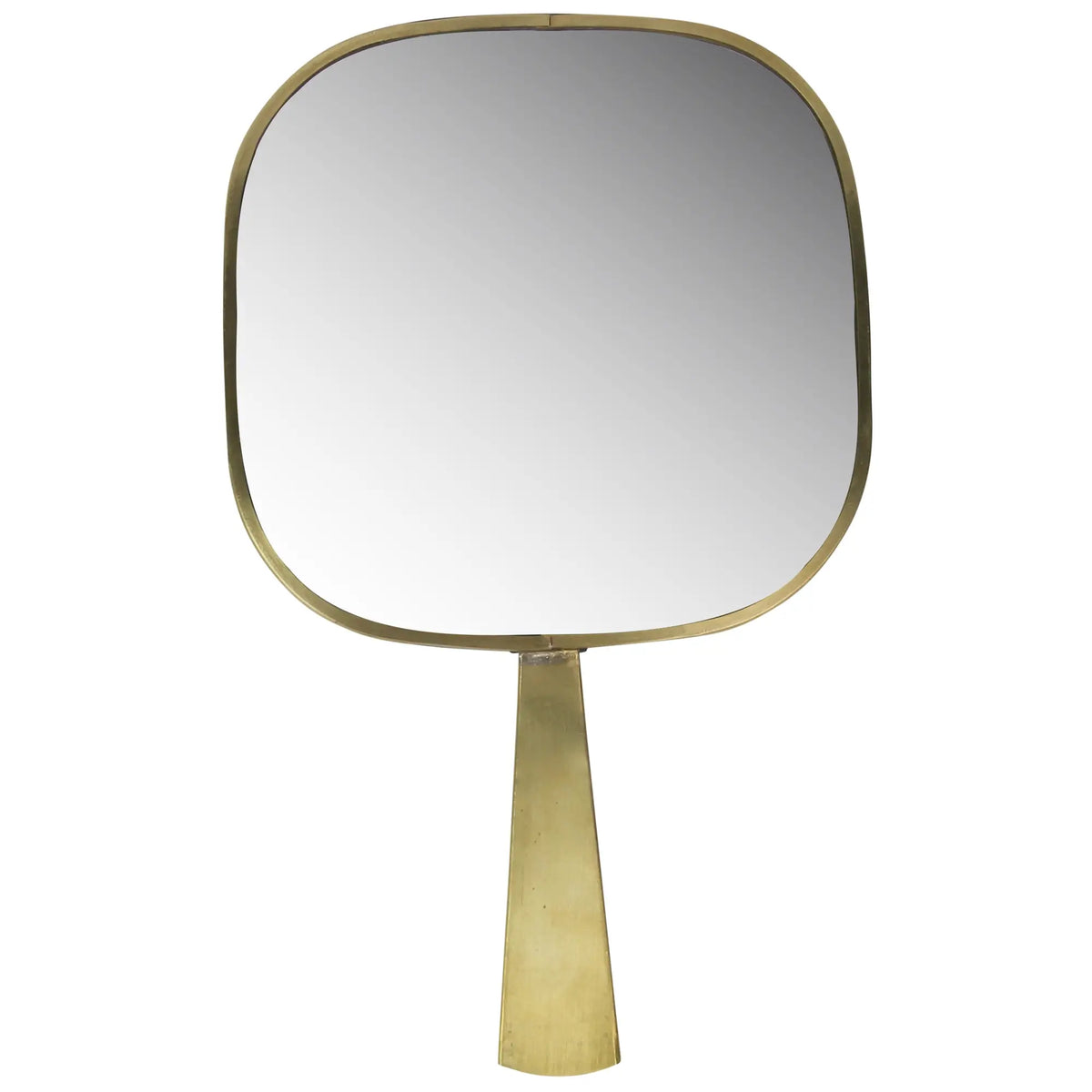 Monroe Brass Hand Mirror