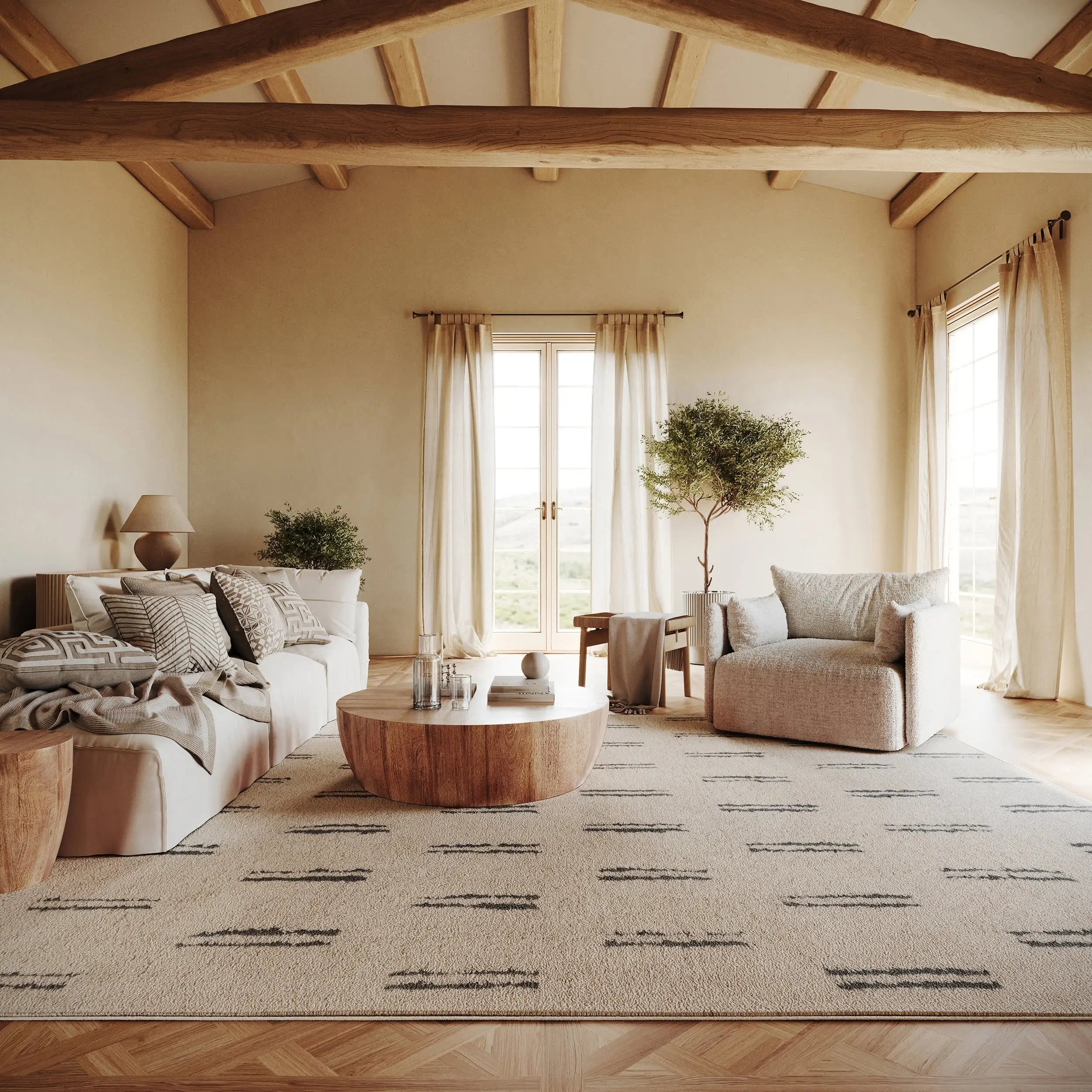 Dash & Albert Vina Handmade Washable Wool Rug