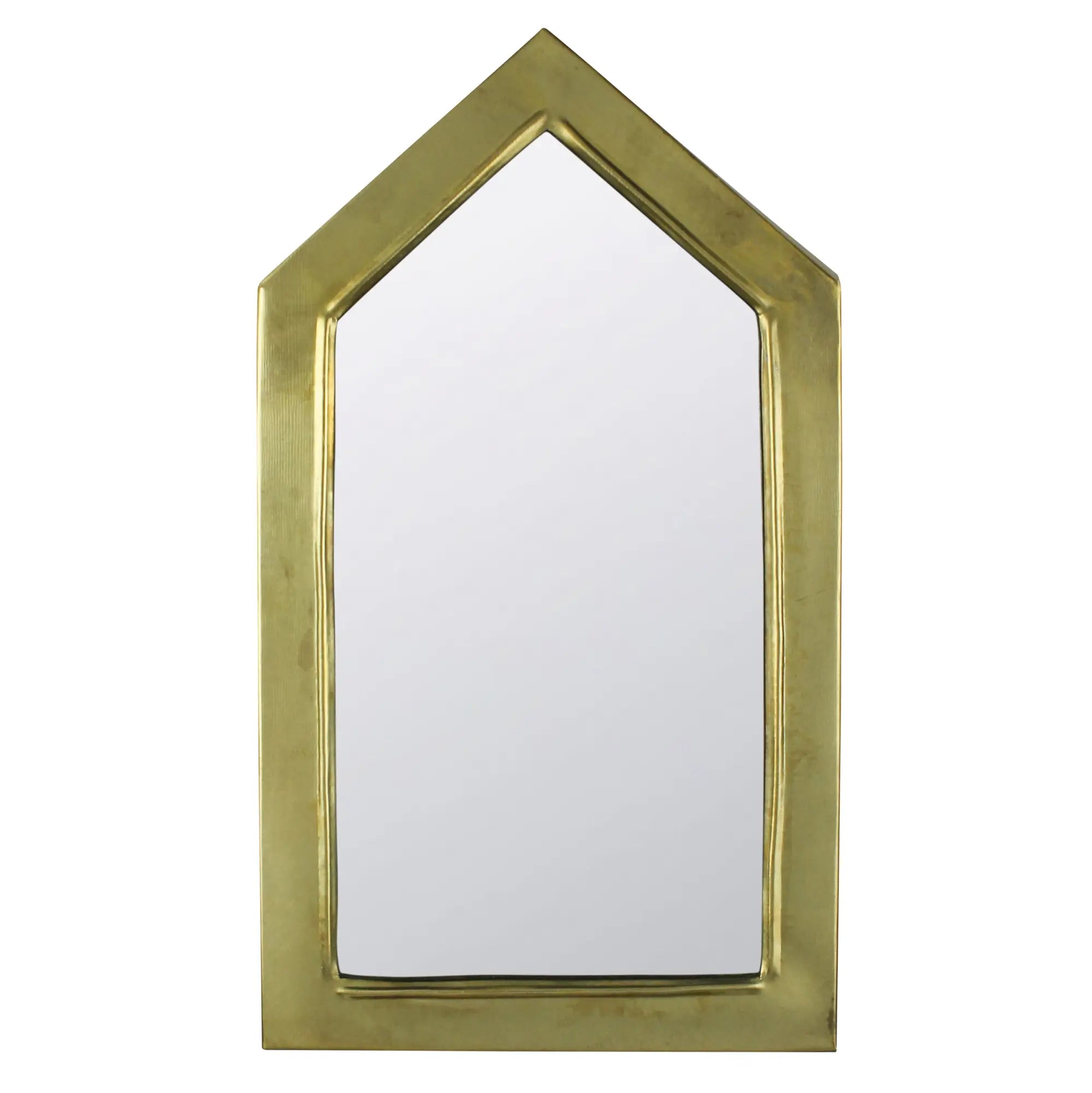 Brass Gable Mirror