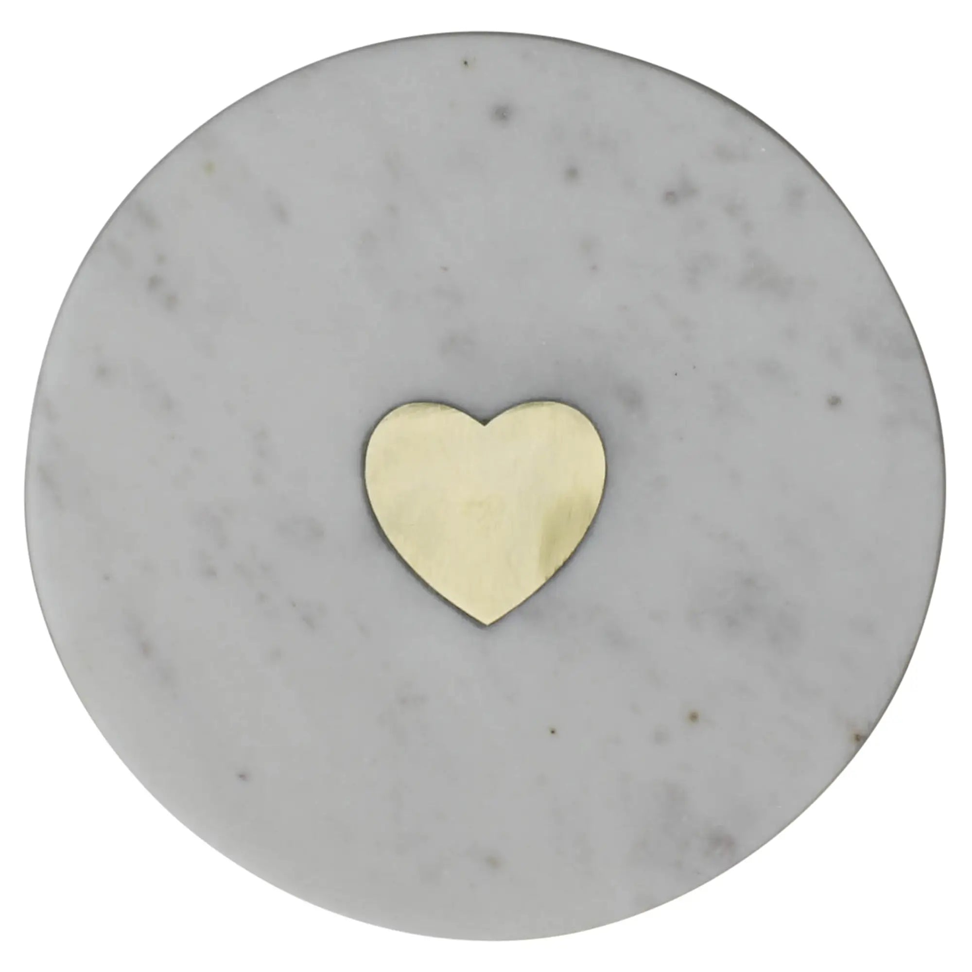 Inlaid Marble Heart Tray