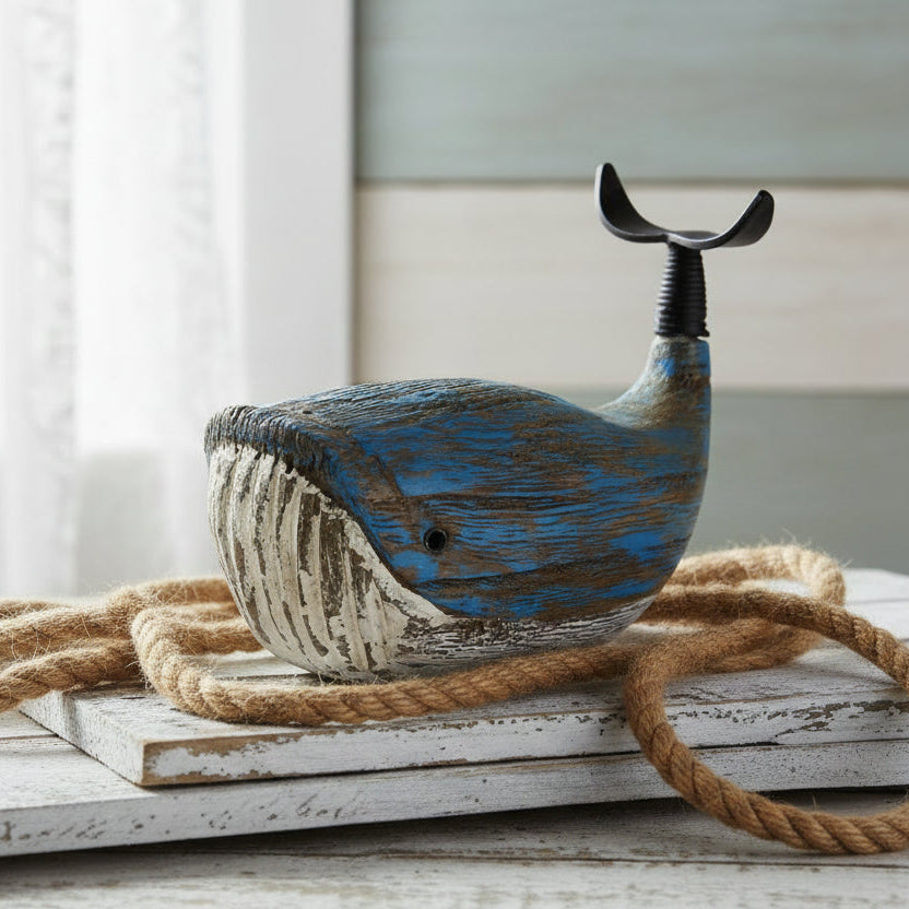 Blue Cabrillo Wood Whale