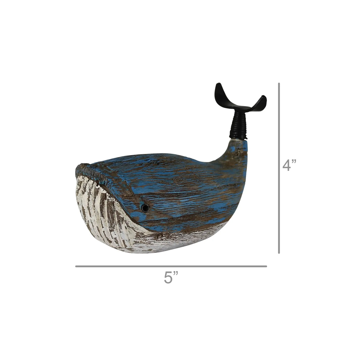 Blue Cabrillo Wood Whale