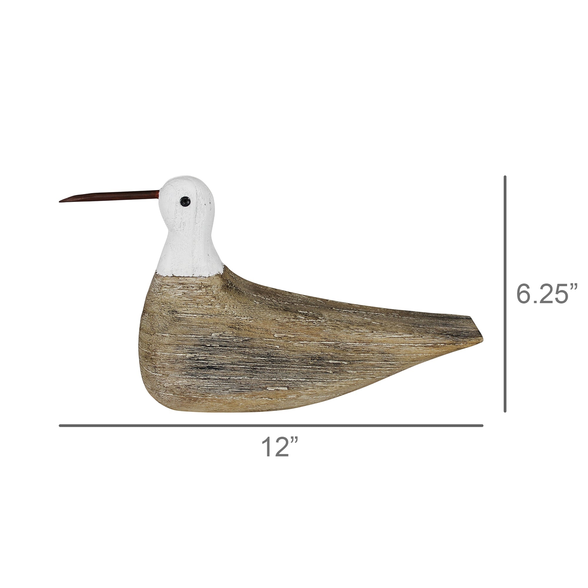 Wood Sitting Sand Piper