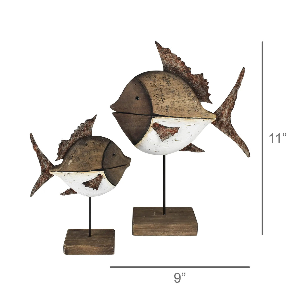 Wood Fish Set