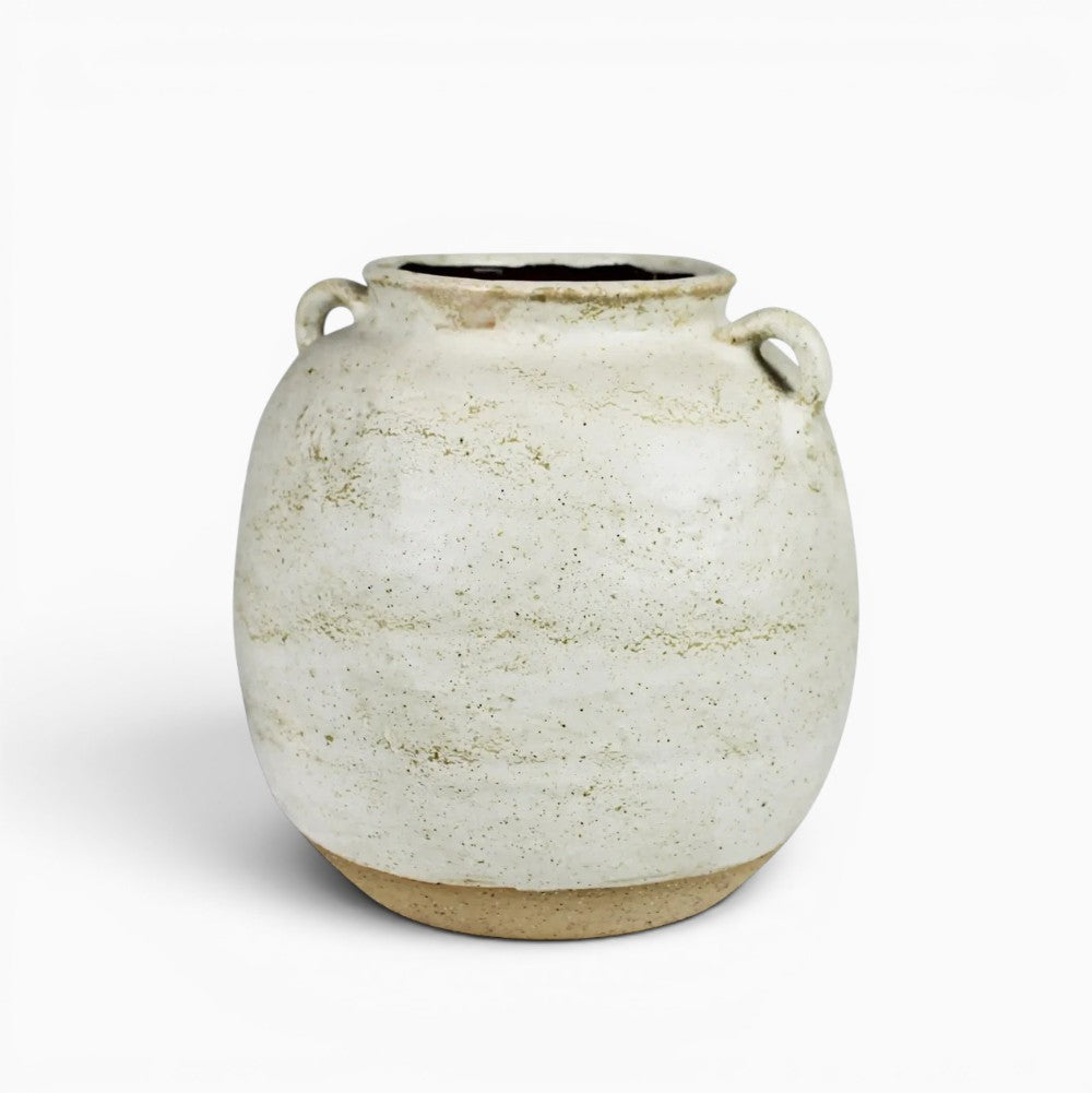 Ceramic Dpuble Handle Pot