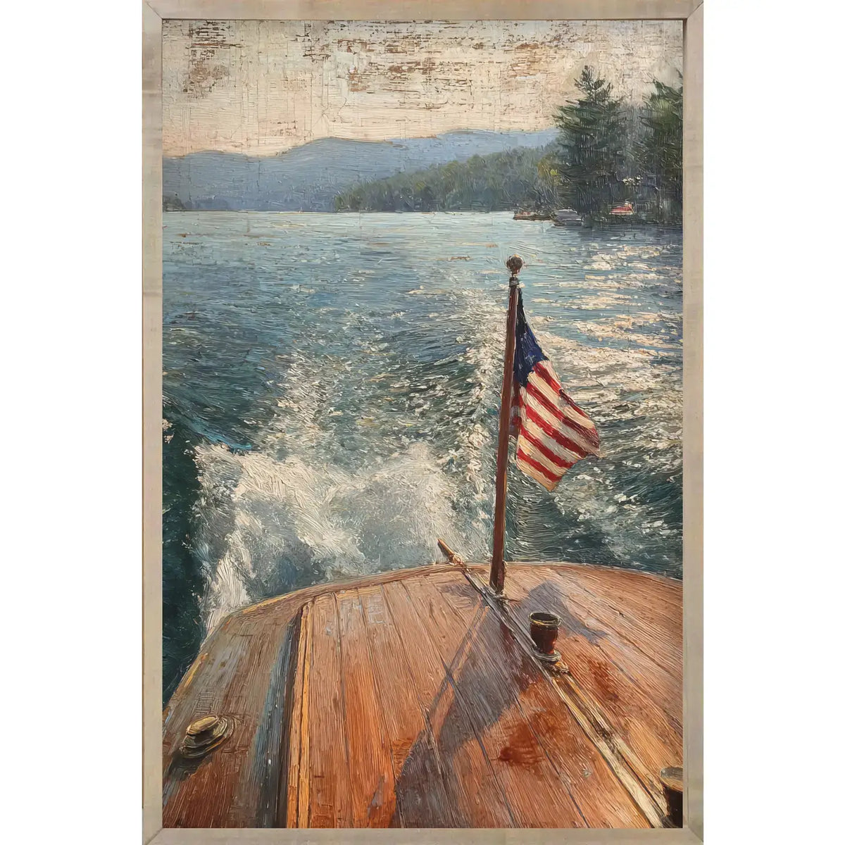 Americana Lake No. 20 Thin Oak Frame