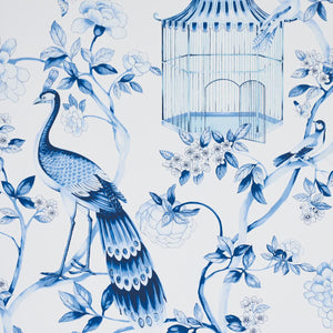 Schumacher Oiseaux Et Fleurs Wallpaper