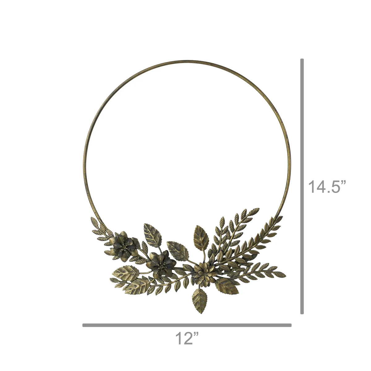 Astoria Foliage Metal Wreath