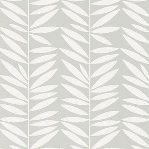 Schumacher Leaf Stripe Wallpaper