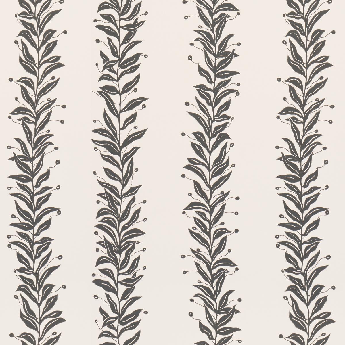 Schumacher Tendril Stripe Wallpaper