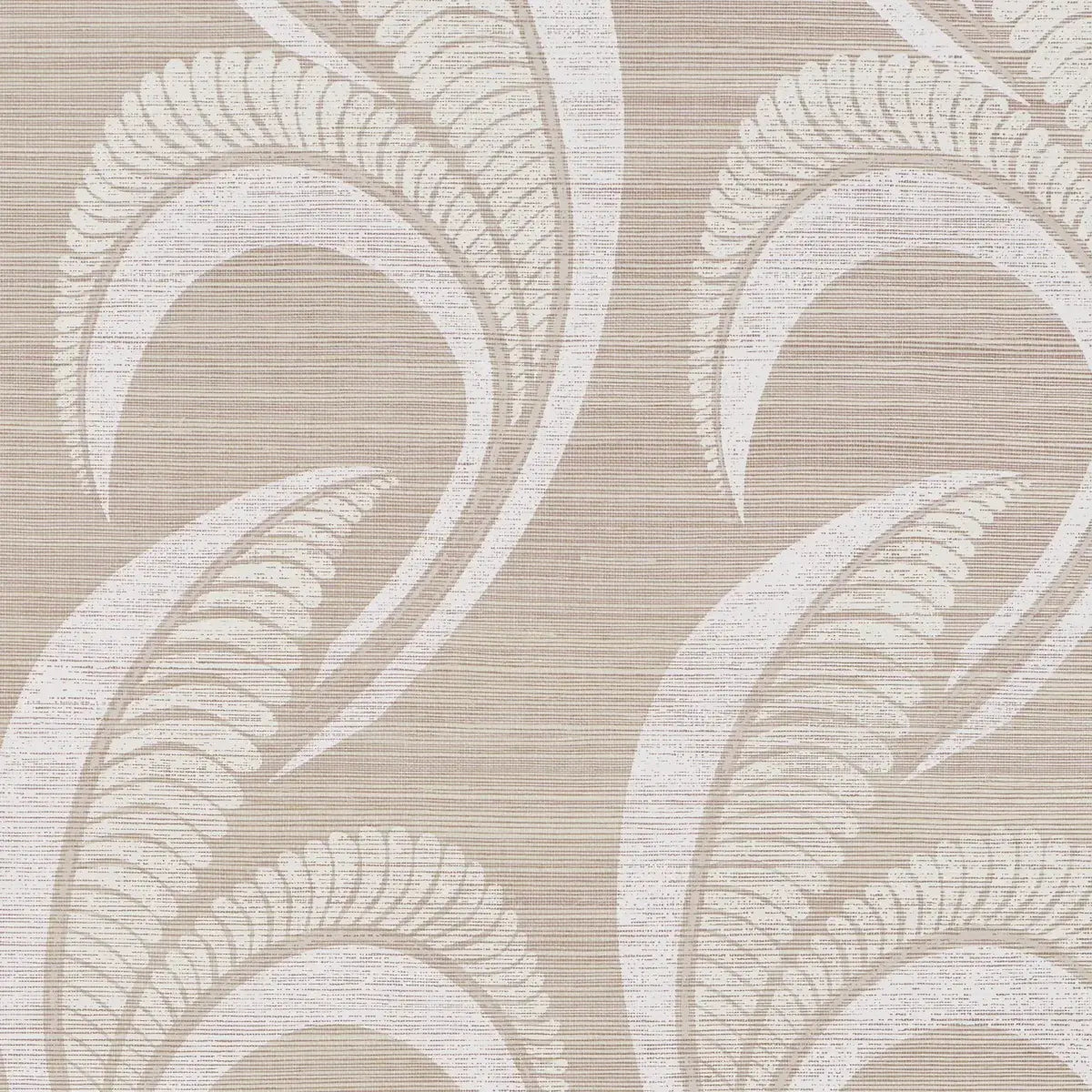 Schumacher Banana Leaf Sisal Wallpaper