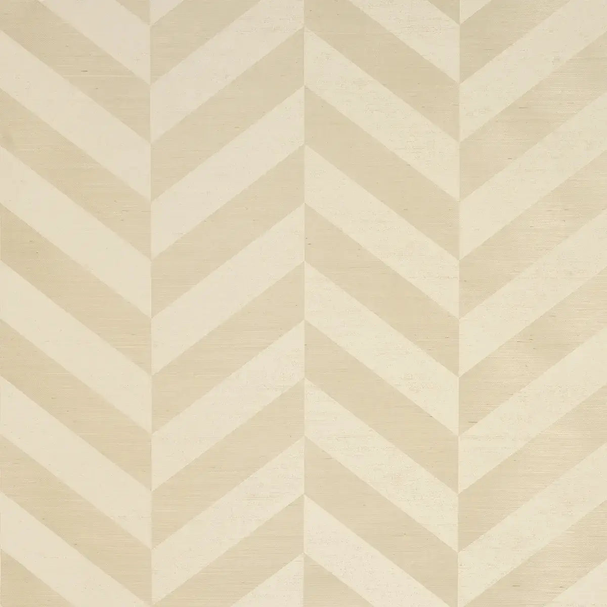 Schumacher Staggered Chevron Sisal Wallpaper