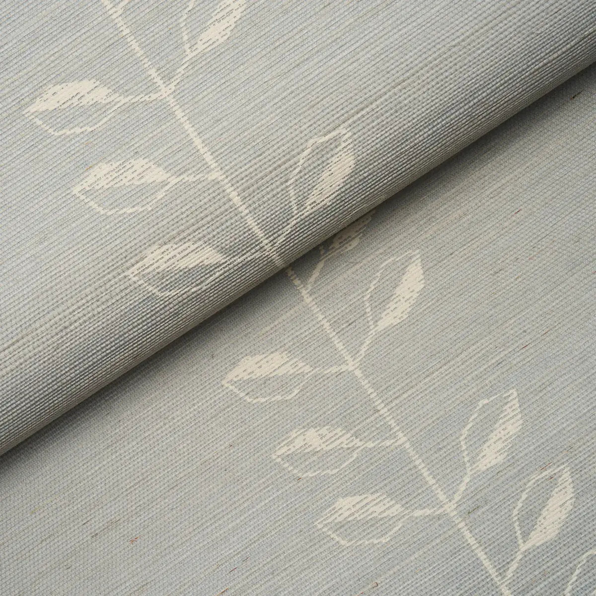 Schumacher Geo Leaf Sisal Wallpaper