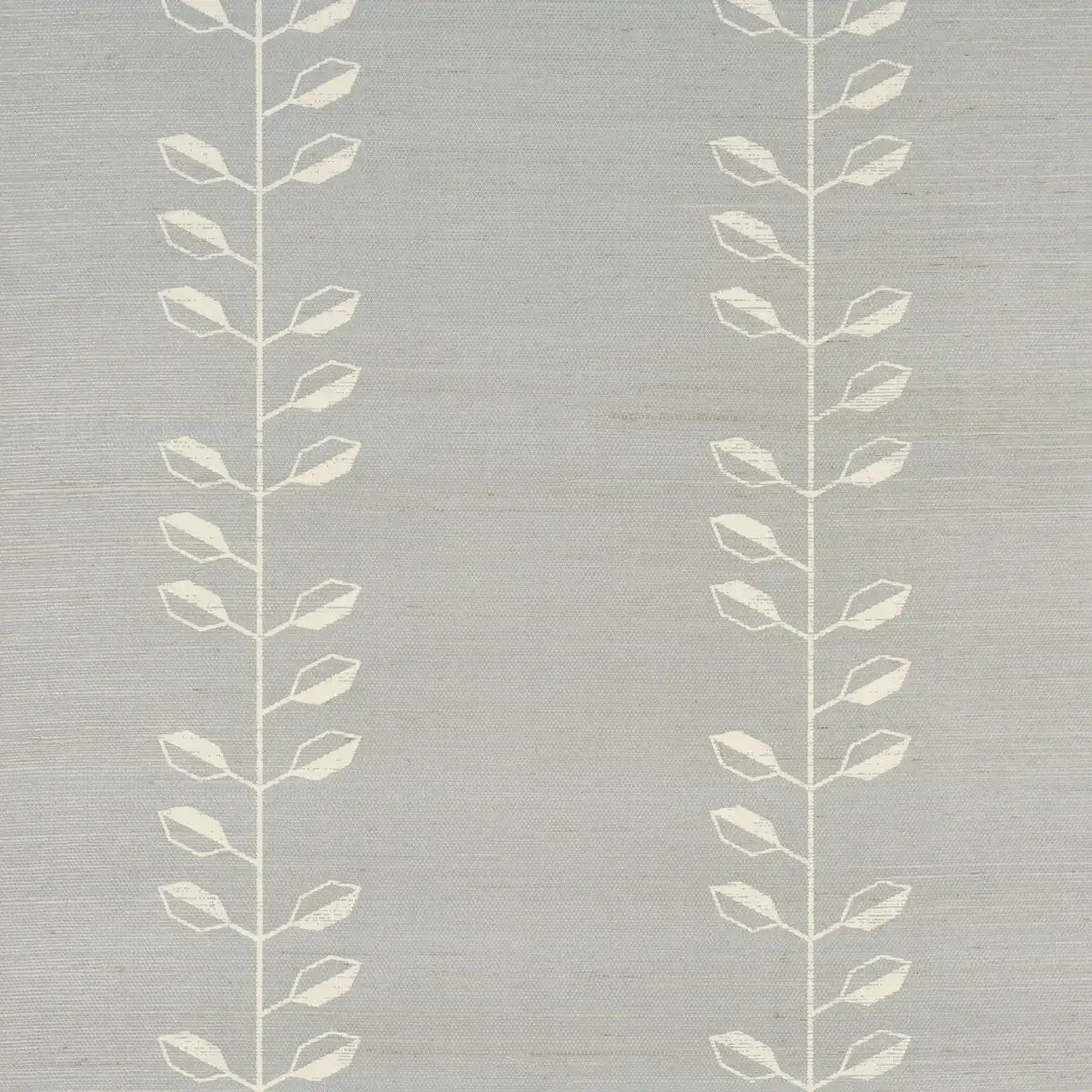 Schumacher Geo Leaf Sisal Wallpaper