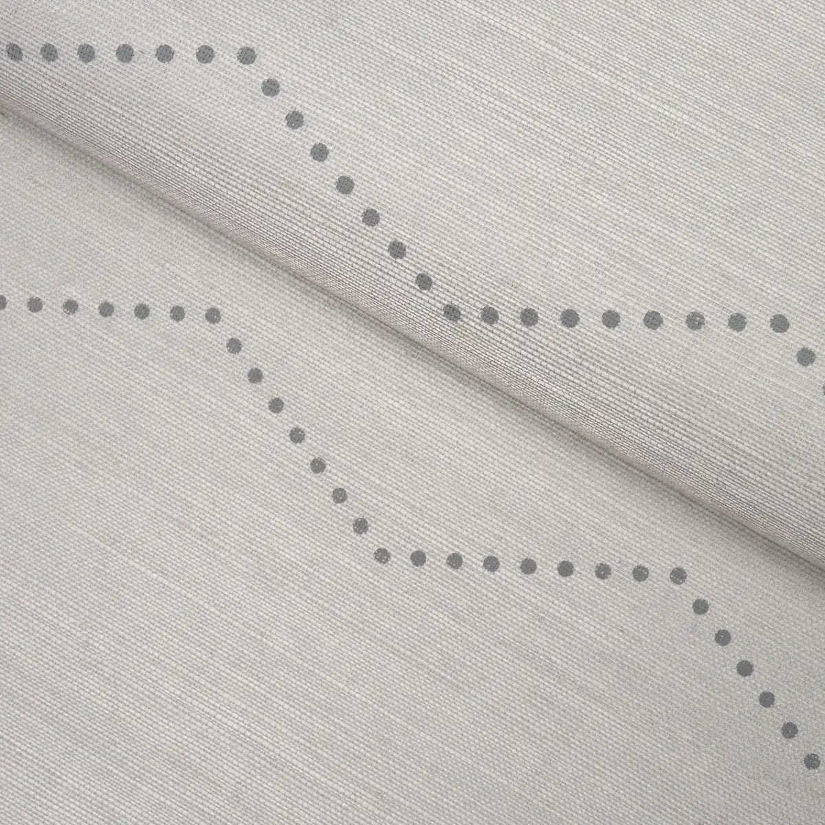 Schumacher Rivet Stripe Sisal Wallpaper