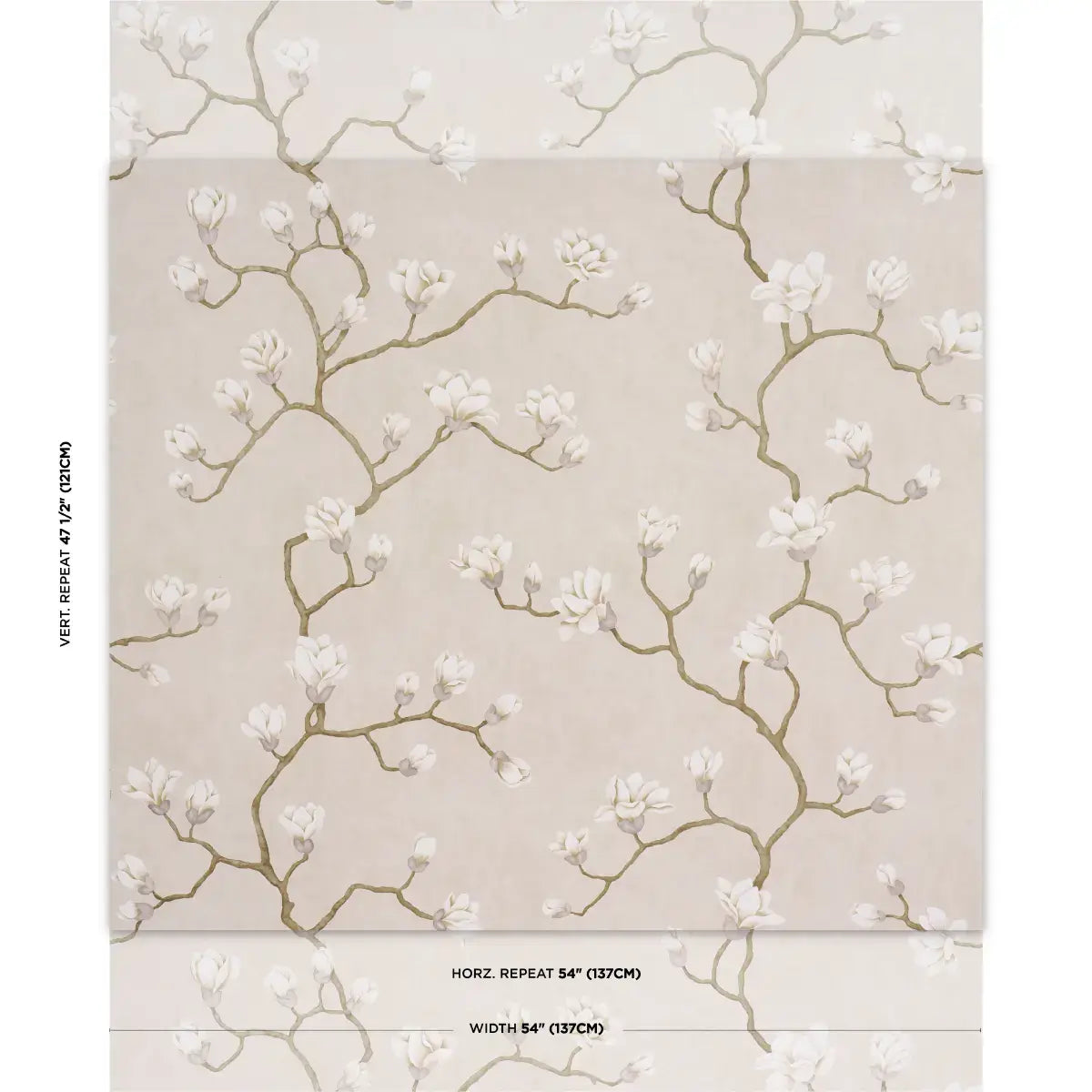 Schumacher Magnolia Tree Wallpaper