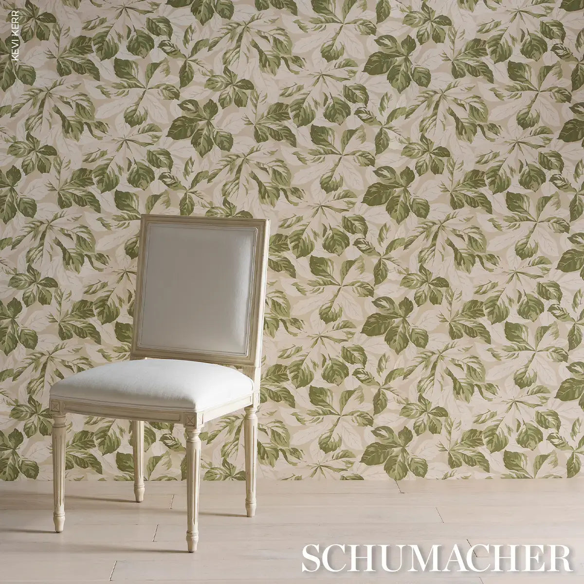 Schumacher Arboreal Handprint Wallpaper