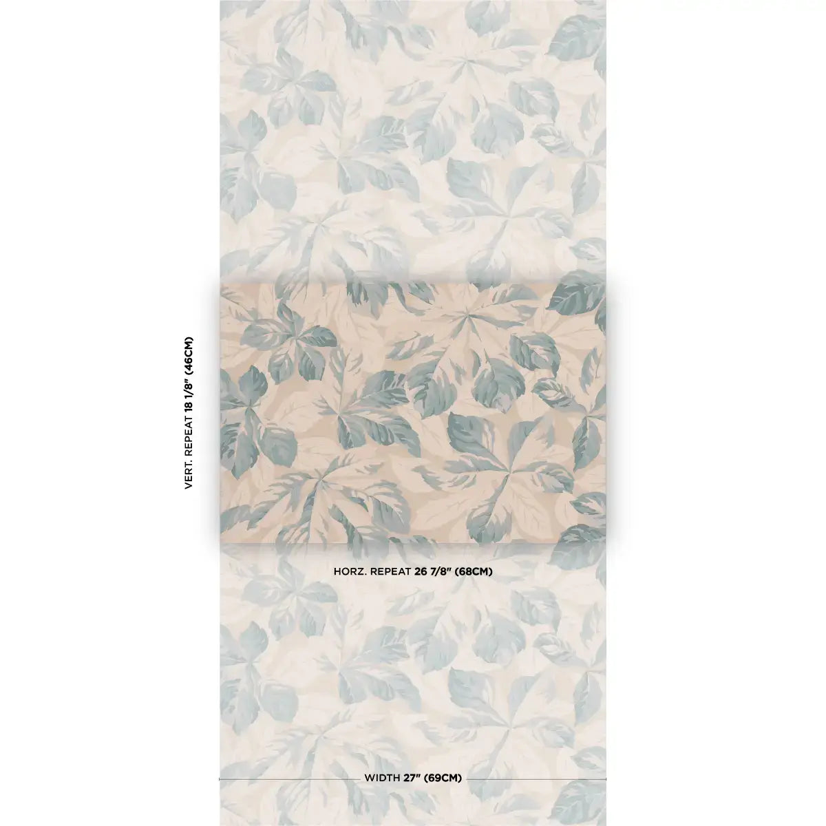 Schumacher Arboreal Handprint Wallpaper