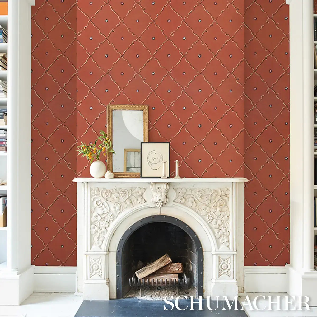 Schumacher Colette Wallpaper