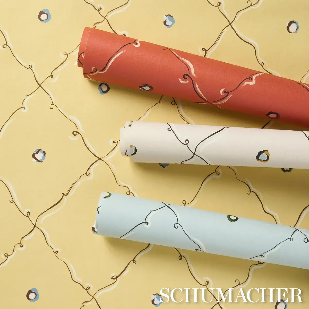 Schumacher Colette Wallpaper