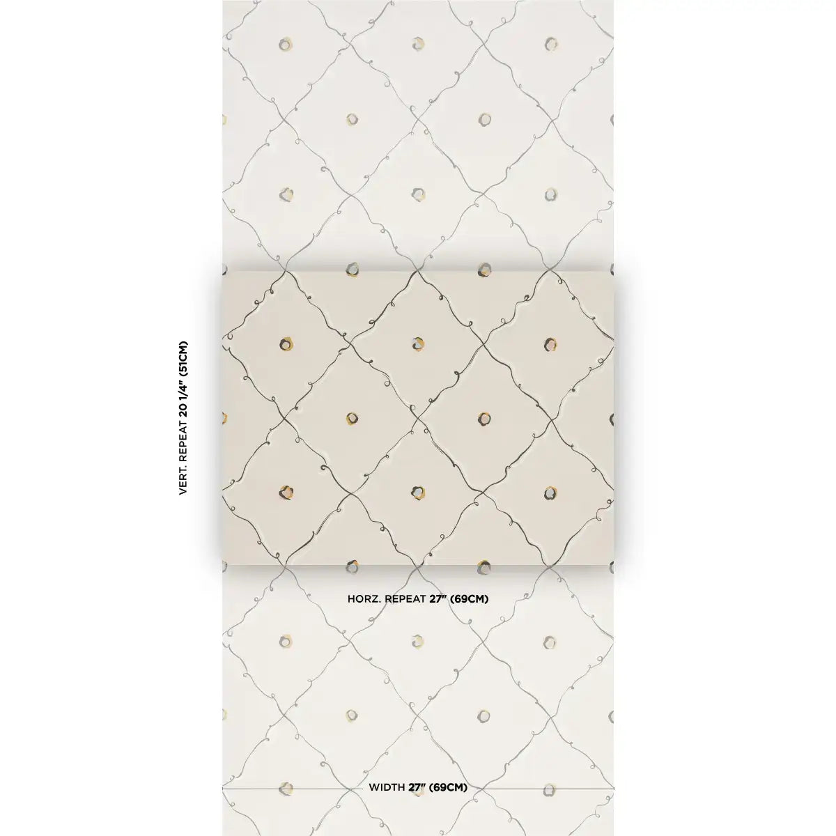 Schumacher Colette Wallpaper