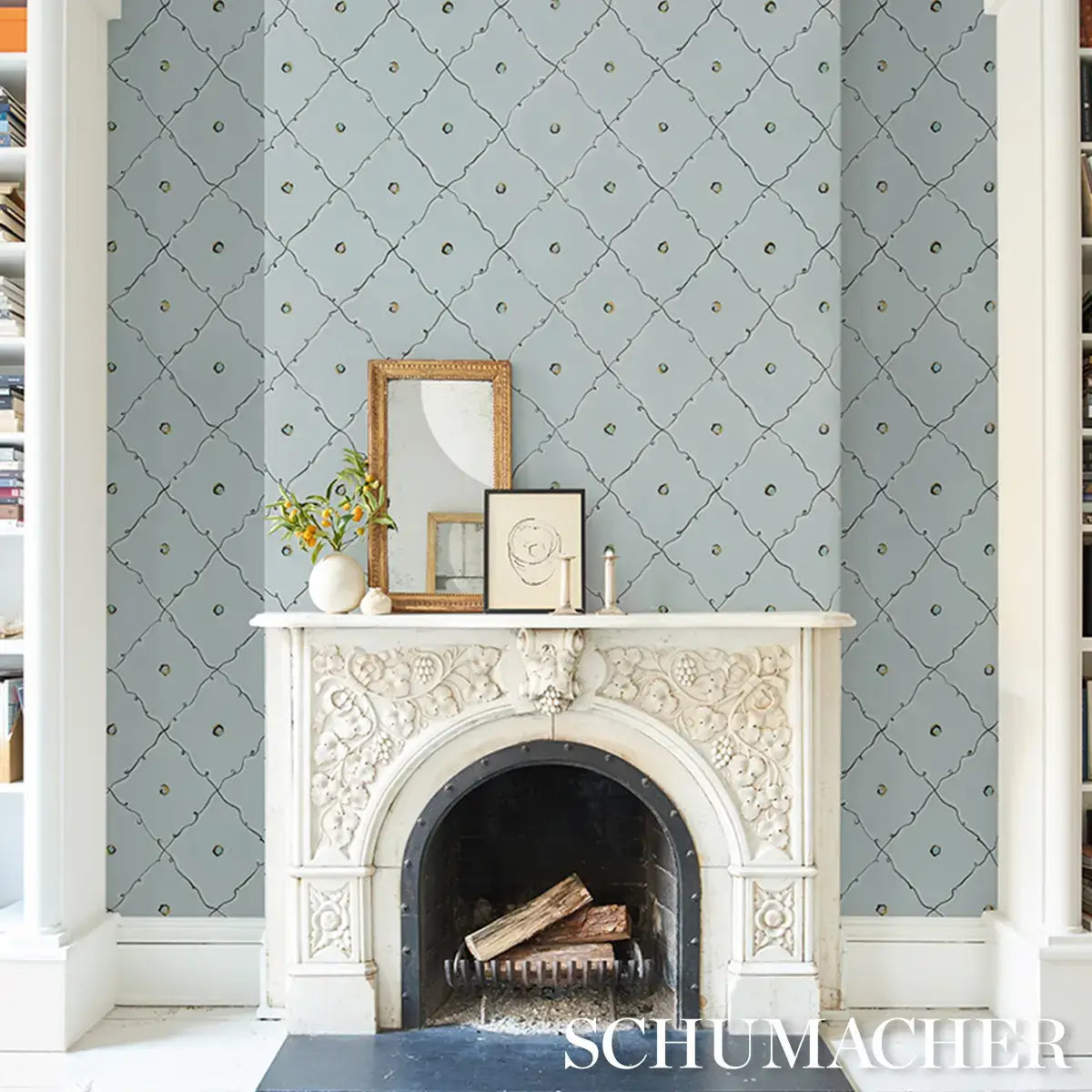 Schumacher Colette Wallpaper