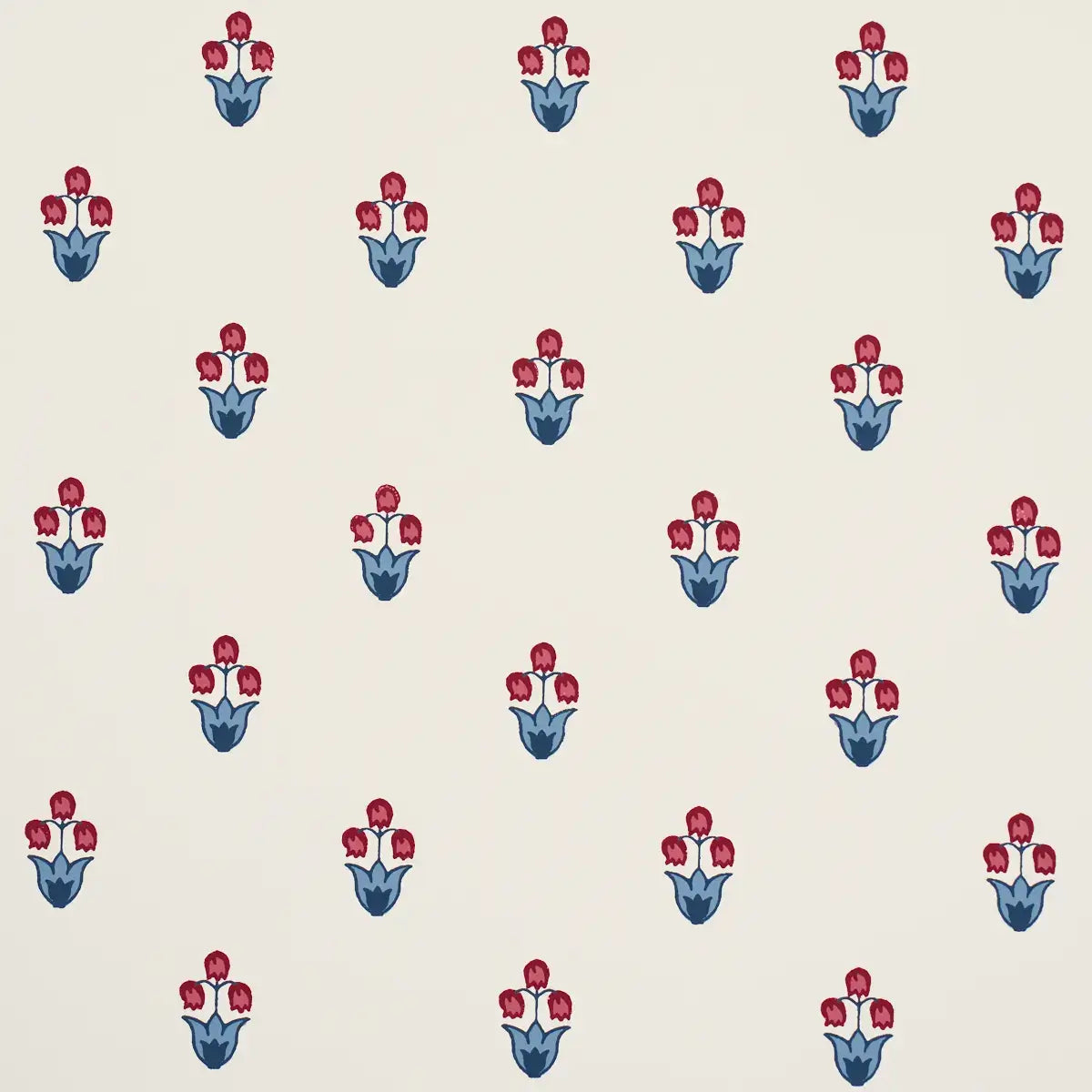 Schumacher Moira Hand Print Wallpaper