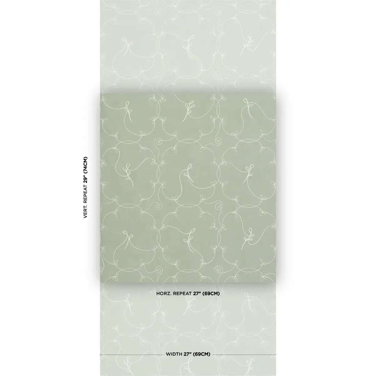 Schumacher Broderie Wallpaper