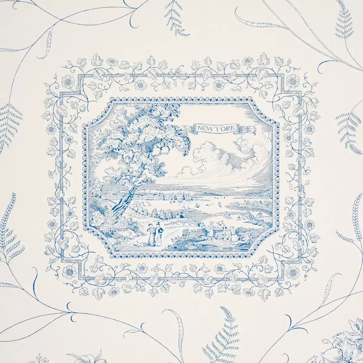 Schumacher Century Scenic Toile Wallpaper