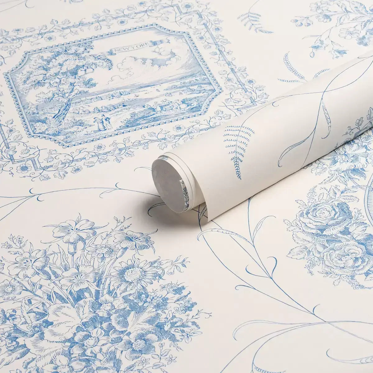 Schumacher Century Scenic Toile Wallpaper