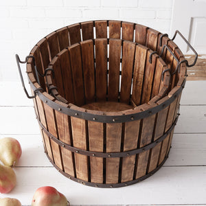 Cider Press Baskets Set