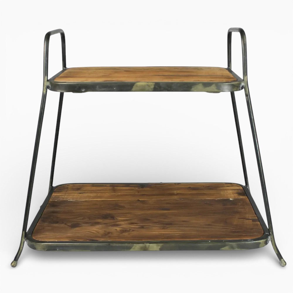Catalina Two Tier Wood Stand
