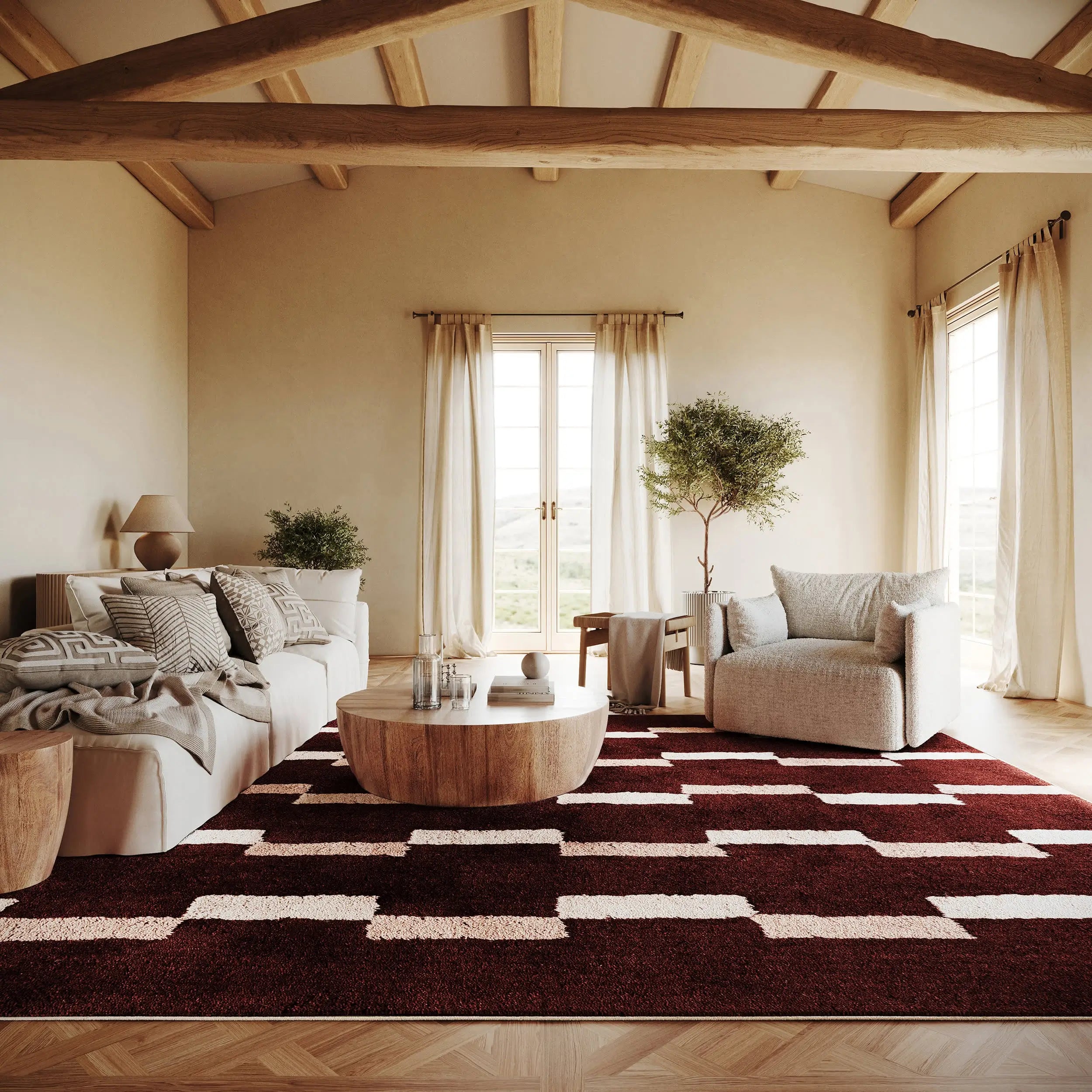 Dash & Albert Sativae Geometric Rug
