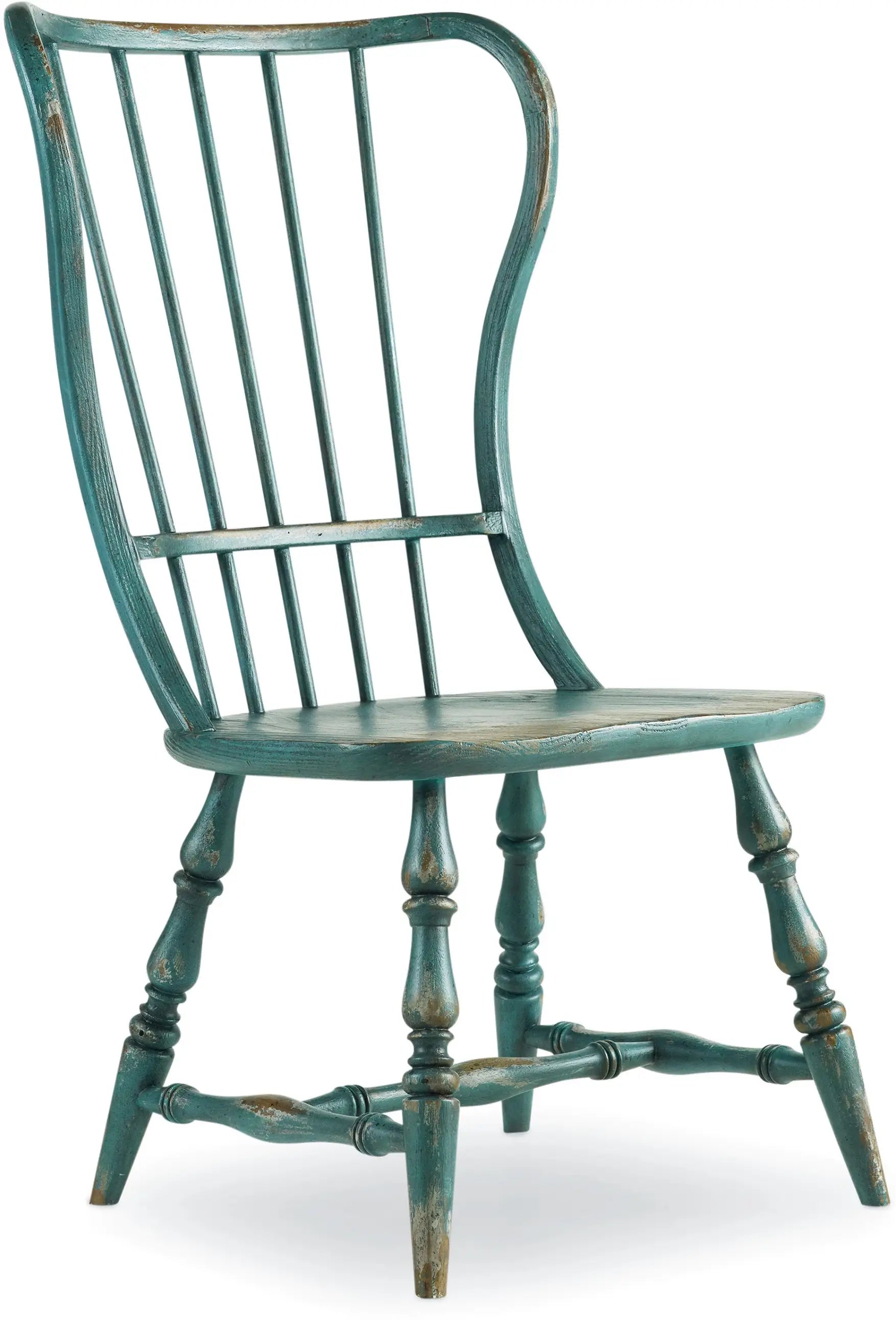 Sanctuary Spindle Back White Side Chair
