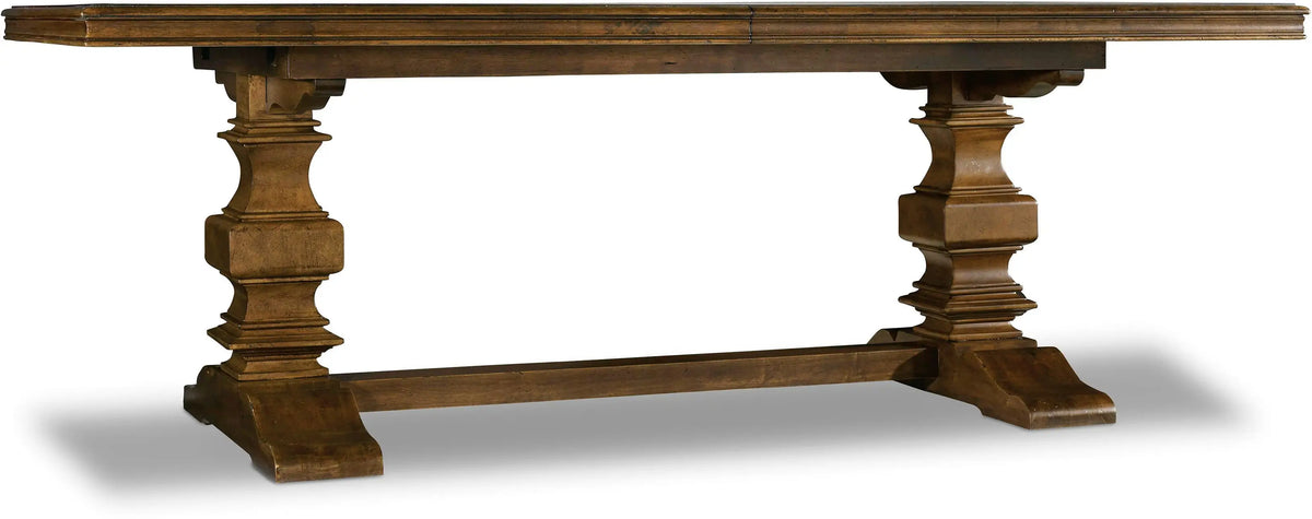 Archivist Trestle Table With Leaves