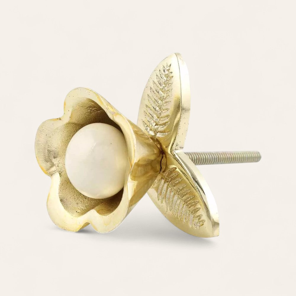 Golden Flower Knob